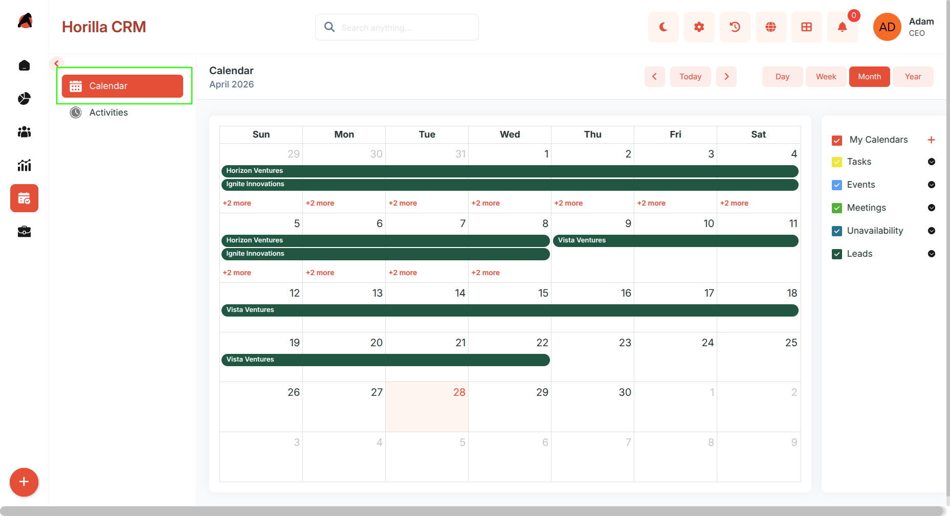 schedule